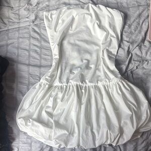 Tilly's White Strapless Dress